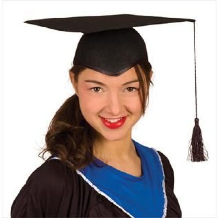 Mortarboard Graduation Hat With Tassel