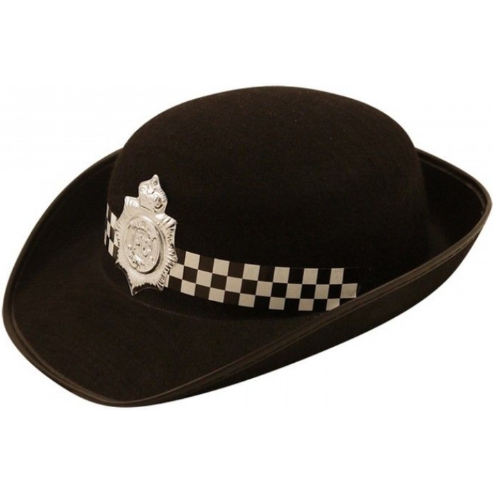 Police WPC Bowler Hat Black