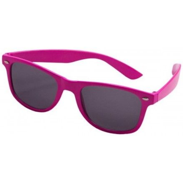 80s Neon Glasses Pink