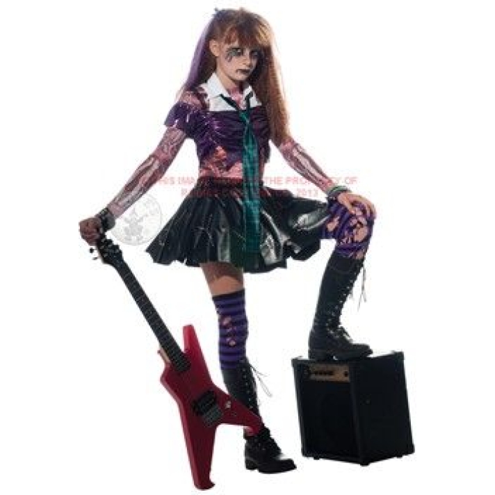 The Zombets Punk Rocker Child Costume Rubies 881386