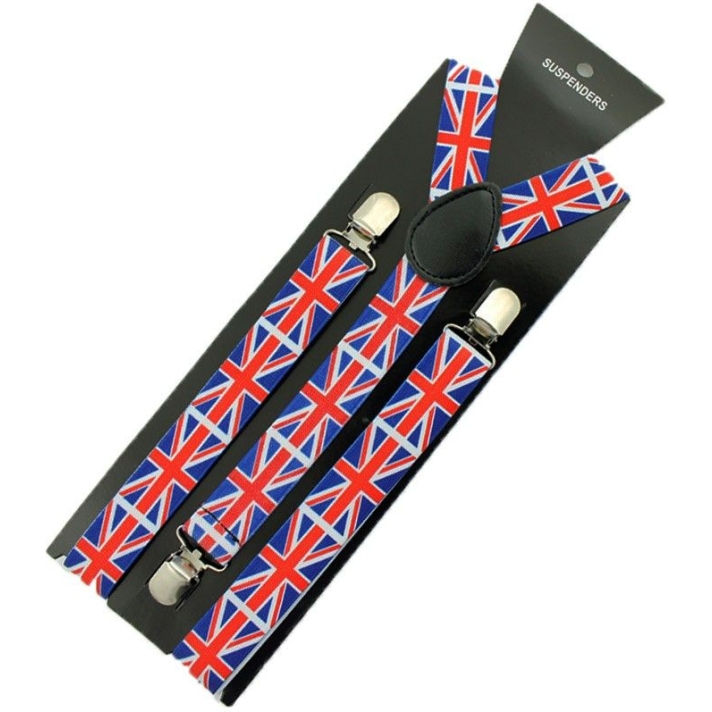 Union Jack Flag Suspender Braces 31547