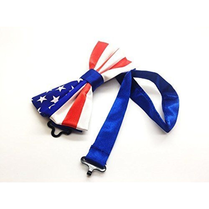 American Stars And Stripes Flag Bow Tie