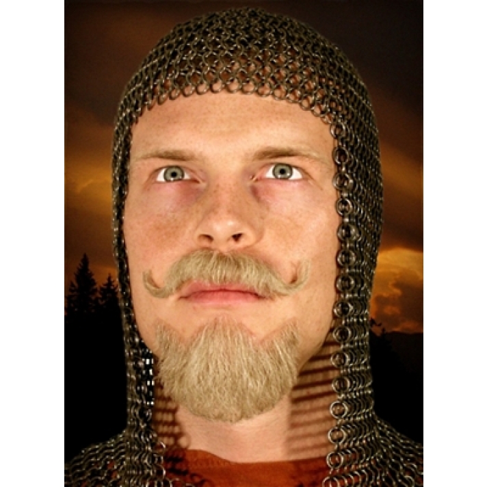 Knights Professional Real Hair Beard And Moustache Set