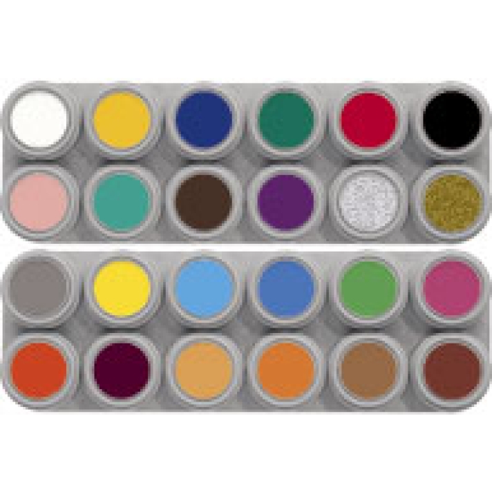 24 Colour Water Make Up Palette